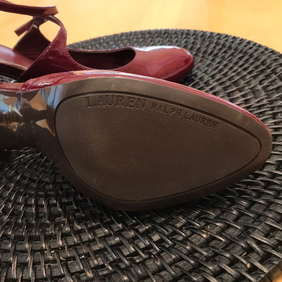 NEW RALPH LAUREN Sz8.5B Patent PUMPS - Picture 7 of 7
